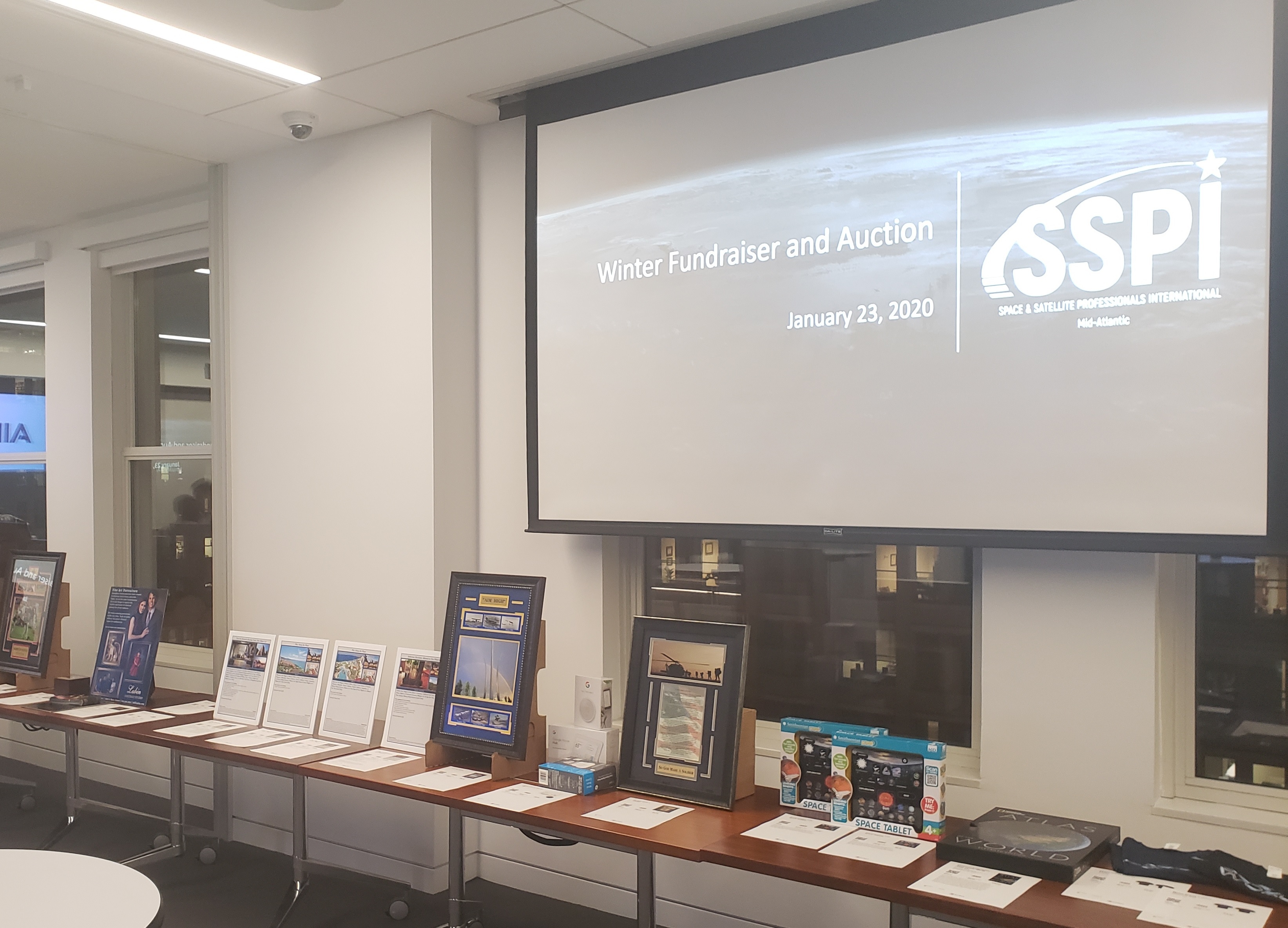 Intergalactic Education's Justin Park organizes Space and Satellite Professionals International Winter Fundraiser