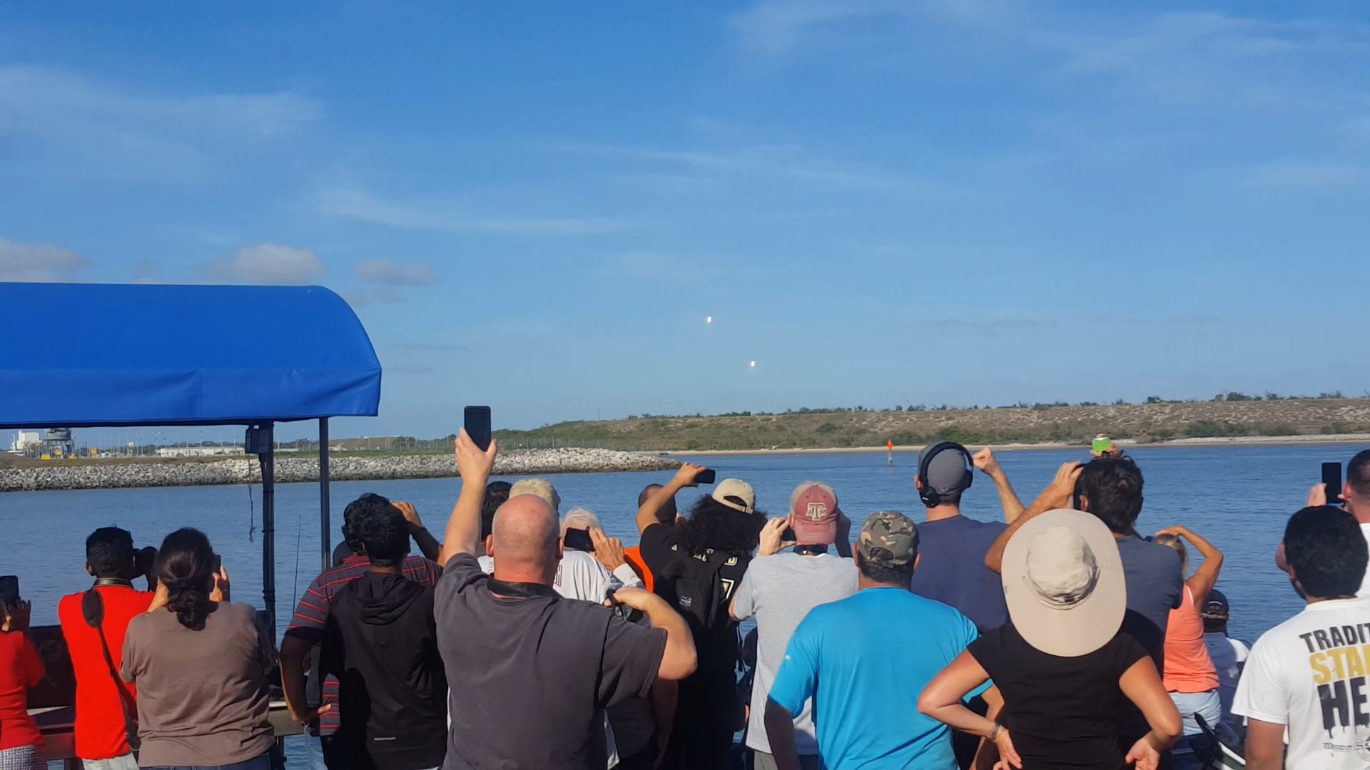 Intergalactic Education's Justin Park attends Falcon Heavy launch