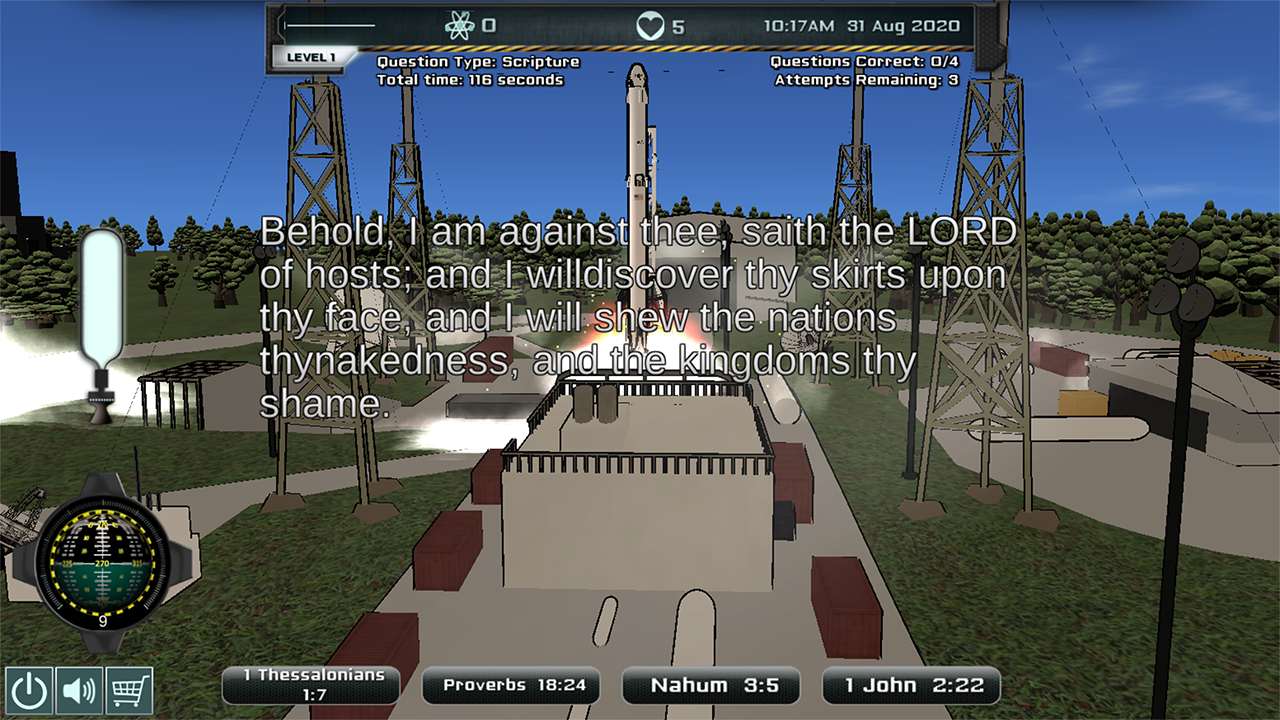 Intergalactic Education e learning STEM screenshot gameplay aligns with Common Core standards